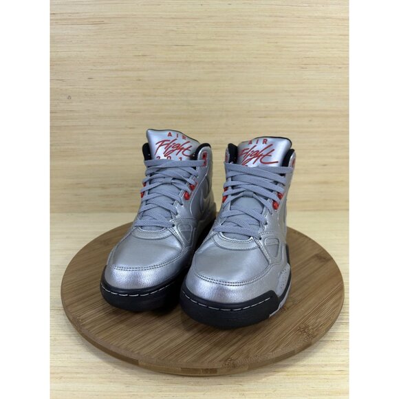 Nike Air Flight 2013 Metallic Silver Speckle Athletic Shoes Womens Size 8.5 - Picture 2 of 8